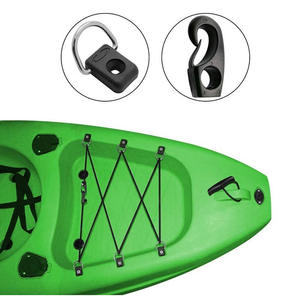 Kayak Accessory Kit Stainless Steel Screws Nuts <b>Elastic</b> <b>Cord</b> Buckles D-Ring Buckles Portable PVC Boat Accessory Set Made Plastic - Product Image 4