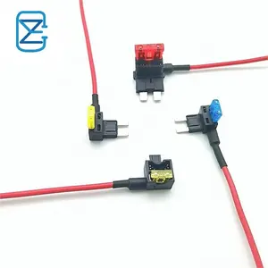 Factory Wholesale 16AWG 150MM Mini Blade Fuse Tap With 32V 20A Mini Car Fuse Fuse Holder