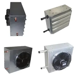 New Wood Furnace Water Air Heat Exchanr Coil Copper Aluminum Core Components-Tube Plate Engine Motor Manufacturing Plant Cooling