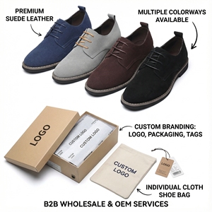 Scarpe casual da uomo in pelle scamosciata scarpe alla moda <span class=keywords><strong>calzature</strong></span> di grandi dimensioni - Product Image 2