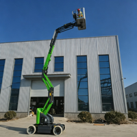 HAOKUN Selbstfahrende Hydraulische/Diesel/Elektrische Hubarbeitsbühne mit 200 KG Tragfähigkeit für Outdoor-Baumaschinenverleih