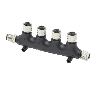 Adaptador M12 NMEA2000T de 5 pines, conector marino IP68, resistente al agua, N2K, adaptador NMEA2000 de 6 puertos, Material de contacto de cobre para alimentación - Product Image 1