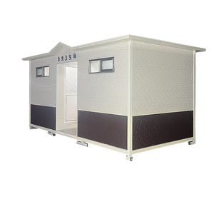 Baño Portátil de Panel Sándwich, Diseño Minimalista, Ecológico, para Uso Público, Baño Temporal para Exteriores - Product Image 1