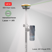Hi-Target V600L Laser RTK Version Originale Internationale Authentique, Mise à Jour Gratuite à Vie, Support Google Maps Débloqué, Sans Risque
