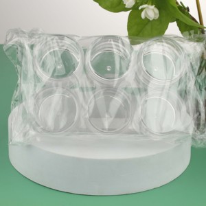 6 uds plástico vacío redondo 20g tarro transparente 0,66 oz uñas brillo bote contenedor para recarga cosméticos embalaje botella caja de almacenamiento - Product Image 6
