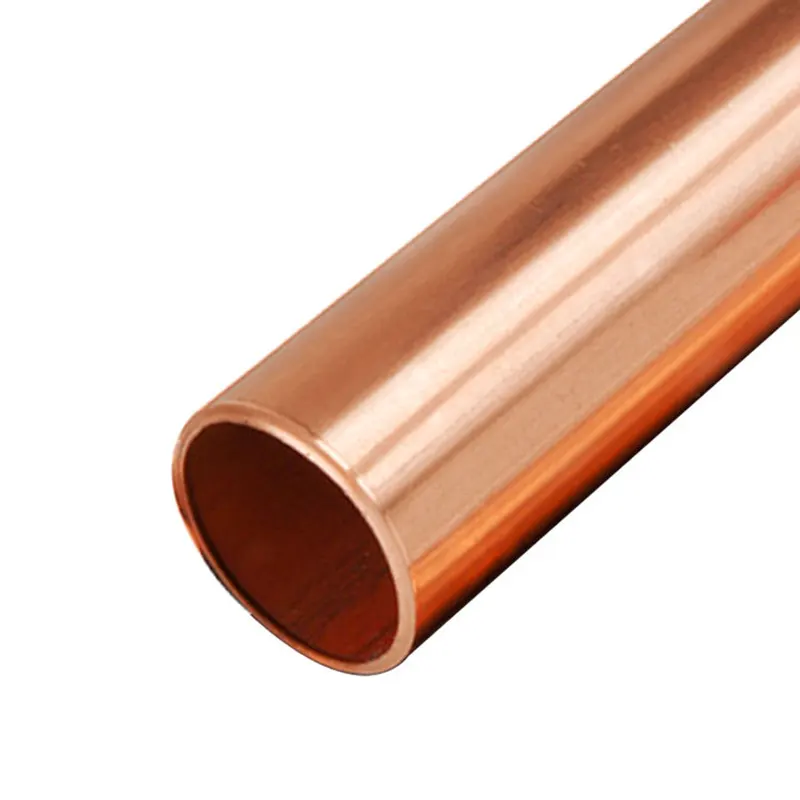 Tubo reto de cobre de baixo preço de venda direta da fábrica 25,6 x 28 mm.