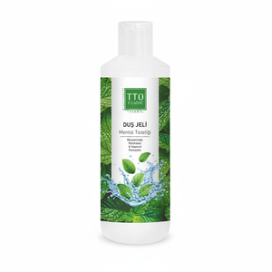 Gel Douche Fraîcheur Mentholée TTO Clinic 500ml Hydratant Nourrissant Rafraîchissant au Beurre de Cacao, Vitamine E, Niacinamide et Panthénol - Product Image 2