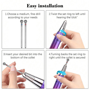 High Quality Professional Ceramic Tungsten Steel <b>Nail</b> Drill Bit New Arrival Manicure Polishing Tool for Cuticle Remover Salon - Product Image 5
