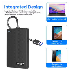 ポータブルUSB 3.0外付けメカニカルハードドライブプラスチックケース収納HDD（ノートパソコン、デスクトップ用） - Product Image 3