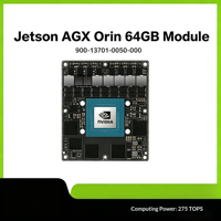 Carte de développement NVIDIA Jetson AGX Orin 64 Go haute performance, module de calcul IA 275 TOPS, 900-13701-0050-000