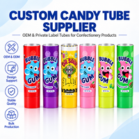 Tube Plastik Aluminium Food Grade 12.7-35mm dengan Tutup Ulir, Cetak UV Logo Custom untuk Kemasan Selai, Cairan, dan Permen