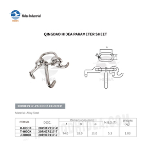 Gancho <span class=keywords><strong>de</strong></span> Remolque <span class=keywords><strong>de</strong></span> Acero Forjado Galvanizado RTJ, Gancho <span class=keywords><strong>de</strong></span> Remolque <span class=keywords><strong>para</strong></span> Vehículos, Cadena <span class=keywords><strong>de</strong></span> Amarre, Transporte <span class=keywords><strong>de</strong></span> Autos, Camión <span class=keywords><strong>de</strong></span> Remolque - Product Image 3