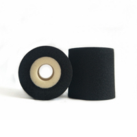 Rouleau d'encre à séchage rapide durable, prix usine, rouleau d'encre à chaud noir 36mm*16mm pour machine de marquage, impression de date et numéro de lot, 7.16kg