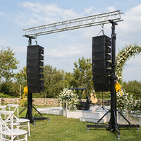 Support de levage robuste à manivelle pour enceintes Line Array, réglable, en fer, modulaire, installation rapide pour le support