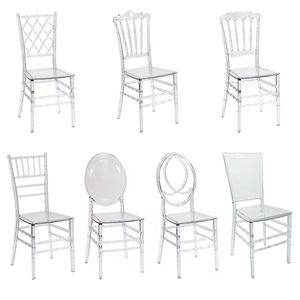 Modern Stylish Durable Clear Plastic <b>Chair</b> For Outdoor Hotel Catering Wedding Auditorium Seating - Product Image 1