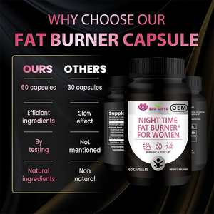 थोक स्लिमिंग कैप्सूल 60 पीसी मेलाटोनिन एल-थेनाइन वैलेरियन रूट हर्बल वजन प्रबंधन स्लिमिंग चयापचय पूरक ओएम - Product Image 6
