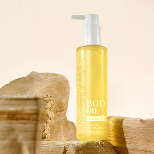 Aceite corporal revitalizante natural orgánico para hidratar la piel, Aceite de Masaje calmante iluminador de vitamina <span class=keywords><strong>E</strong></span> - Product Image 1