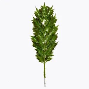 Indoor Dinosaur World Park Decoration Faux Cyathea Leaf Fake Fern Leaves Large Plant Artificial Alsophila Spinulosa Tree Leaves