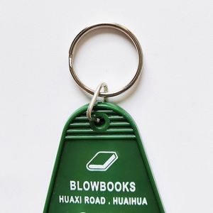 Clear Plastic Keychain Glitter Acrylic Motel <b>Key</b> <b>Chains</b> - Product Image 2