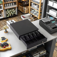 Tiroir-caisse et boîte à monnaie mini POS 5 billets 5 pièces avec comptage et tri automatiques en ABS
