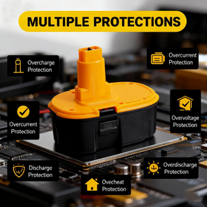 Batería Nueva de <span class=keywords><strong>18V</strong></span> 5.0Ah para <span class=keywords><strong>Dewalt</strong></span> <span class=keywords><strong>18V</strong></span> XRP Tipo Ni-MH, Batería para Herramientas Eléctricas <span class=keywords><strong>DC9096</strong></span> DC9071 DE9096 DE9098 DW9071 DW9095 DW9096 - Product Image 5