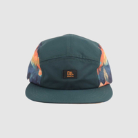 Casquette de sport légère et respirante en nylon et polyester, ajustable, personnalisable, à séchage rapide, non structurée, à 5 panneaux, pour le camping et la course à pied