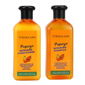 400mL Papaya Natural Commercial Hair Shampoo Cheveux