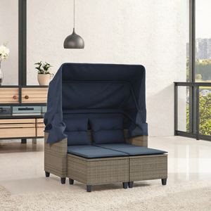 Muebles de Exterior de Mimbre y Ratán, Ecológicos, Cómodos, Portátiles, Apilables, Modernos y de Lujo, para 4 Personas - Product Image 2