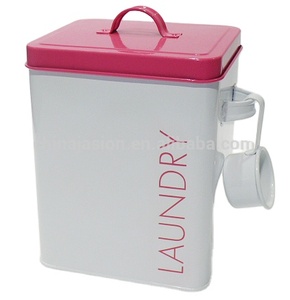 JASION High quality laundry powder/Washing powder box with scoop Pet food storage