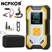 NCFKOS Car Jump Starter 12V Power Bank 6000mah/8000mah/10000mah Car Jump Starter Power Inflator Jump Starter Dengan Pompa Udara