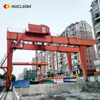 Grue à portique mobile à double poutre montée sur rail de commande de cabine de type Nucelon MG 32 tonnes 40 tonnes 50 tonnes 100 tonnes Prix de la grue à portique