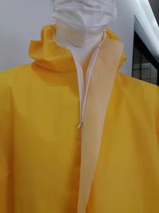 Macacão Descartável com Capuz, Sem Botas, com Punhos e Tornozelos Elásticos, Zíper Frontal com Aba e Capuz Elástico — Roupa de Segurança - Product Image 5