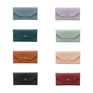 Factory in Stock New PU Leather <b>Wallet</b> Ins Style <b>Long</b> Minimalist Card Holder Coin Purse for Students Office Workers - Product Image 5
