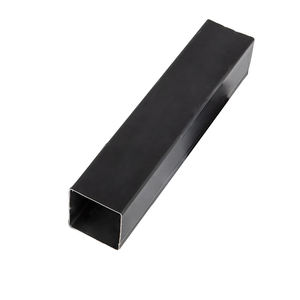 Tuyau carré en acier soudé noir Erw 38x38 mm, <span class=keywords><strong>tube</strong></span> carré de 3/4 pouce, prix des tubes rectangulaires en acier - Product Image 1