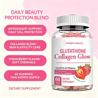 Gummies de collagène ODM non-OGM saveur fruits mélangés, antioxydants, produits de beauté, riches en protéines, faibles en sucre, logo personnalisé, commande en gros