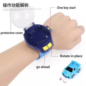 Mini <span class=keywords><strong>Auto</strong></span> RC Elettronica, Simpatica <span class=keywords><strong>Auto</strong></span> Telecomandata a Forma di Orologio, Ricaricabile, 2.4G, Giocattolo per Bambini - Product Image 5