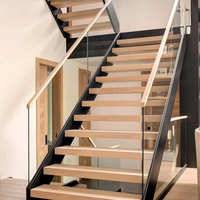Anpassbares modernes Design Gerade schwimmende Treppen Langlebige australische Standard villa und Wohnungs nutzung