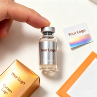 Autocollants inviolables pour flacons, exportation mondiale, compatibles avec les flacons de laboratoire en verre de 3 ml, scellés d'emballage auto-adhésifs texturés mats personnalisés