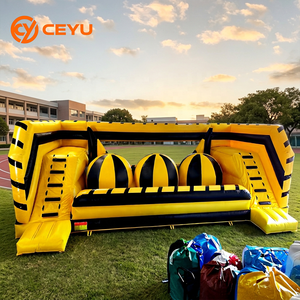 Castillo Inflable Comercial para Exteriores Ceyu, Pista <span class=keywords><strong>de</strong></span> Obstáculos Inflable para Alquiler, Juego Inflable Muy Popular - Product Image 1