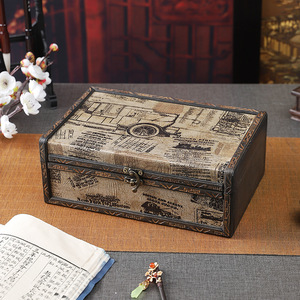 กล่องเก็บของไม้สไตล์อังกฤษย้อนยุค ยี่ห้อมาสเตอร์กู ทำจากไม้อัด เหมาะสำหรับบรรจุภัณฑ์ทั่วไป กล่องใส่เครื่องประดับบนโต๊ะ - Product Image 3