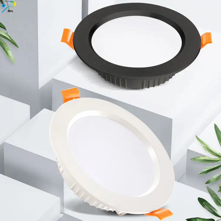 स्पॉट एलईडी छत रोशनी दौर इनडोर समायोज्य एलईडी 10w 15w recessed downlight विरोधी चकाचौंध भीतरी स्पॉट का नेतृत्व किया रोशनी