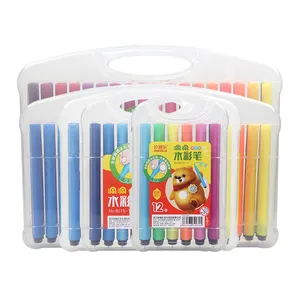 Mokeelo 801S/सेट-12/18/24/36/48 पानी के लिए रंग मार्कर पेन चित्रकारी सेट ड्राइंग रंग बच्चों के लिए किताबें बच्चों स्टेशनरी