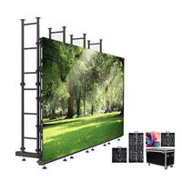 Pantalla LED Curva P2.6-P3.91 de Alquiler para Uso en Interiores/Exteriores, Alta Frecuencia de Actualización, Fondo de Escenario y Publicidad para Ferias Comerciales