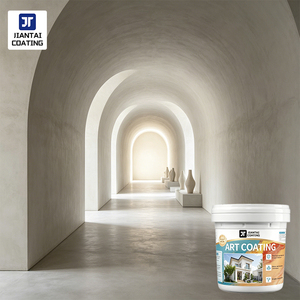 JIANTAI COATING Micro Cement Art Coating Matte Finish Water Based <b>Liquid</b> Troweling Building Coating Indoor Outdoor - Product Image 1