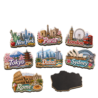 Magneti per Frigorifero in Legno Ecologici Personalizzati con Stampa UV, Taglio Laser 3D, Souvenir Turistici di Monumenti Cittadini, Regali Promozionali