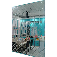 Miroir antique en verre de 3 à 12 mm de haute qualité pour murs de salon, extérieur, salle de bain, escalier et décoration murale