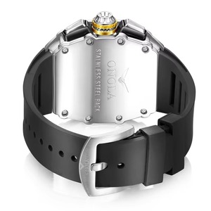 Montre de luxe pour homme Drioshipping, marque à votre propre logo, achat en ligne, couleur or, modèle 6827 - Product Image 6
