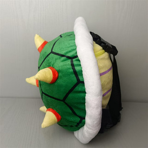 Zaino Marlio Yoshi Spiny e Borsa Peluche <span class=keywords><strong>Bowser</strong></span> Shell - Giocattolo Imbottito a Doppia Tracolla per Cosplay, Oggetto di Scena per Spettacoli di Coppia e Bambini - Product Image 1
