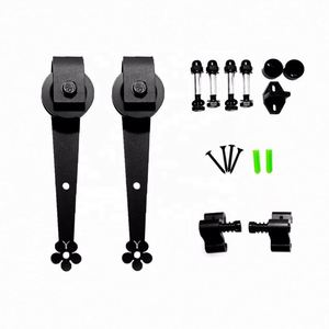 WEKIS <b>Small</b> Joinery Low Profile Barn Door Hardware 2m <b>Sliding</b> Mechanism Steel Brass Bedroom Modern Outdoor Screw Kit - Product Image 2