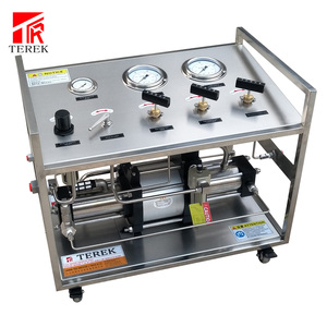 Pompe de transfert de <span class=keywords><strong>gaz</strong></span> pneumatique à <span class=keywords><strong>double</strong></span> action haute pression 800 bars de la marque TEREK, cadre en acier inoxydable, précision - Product Image 6